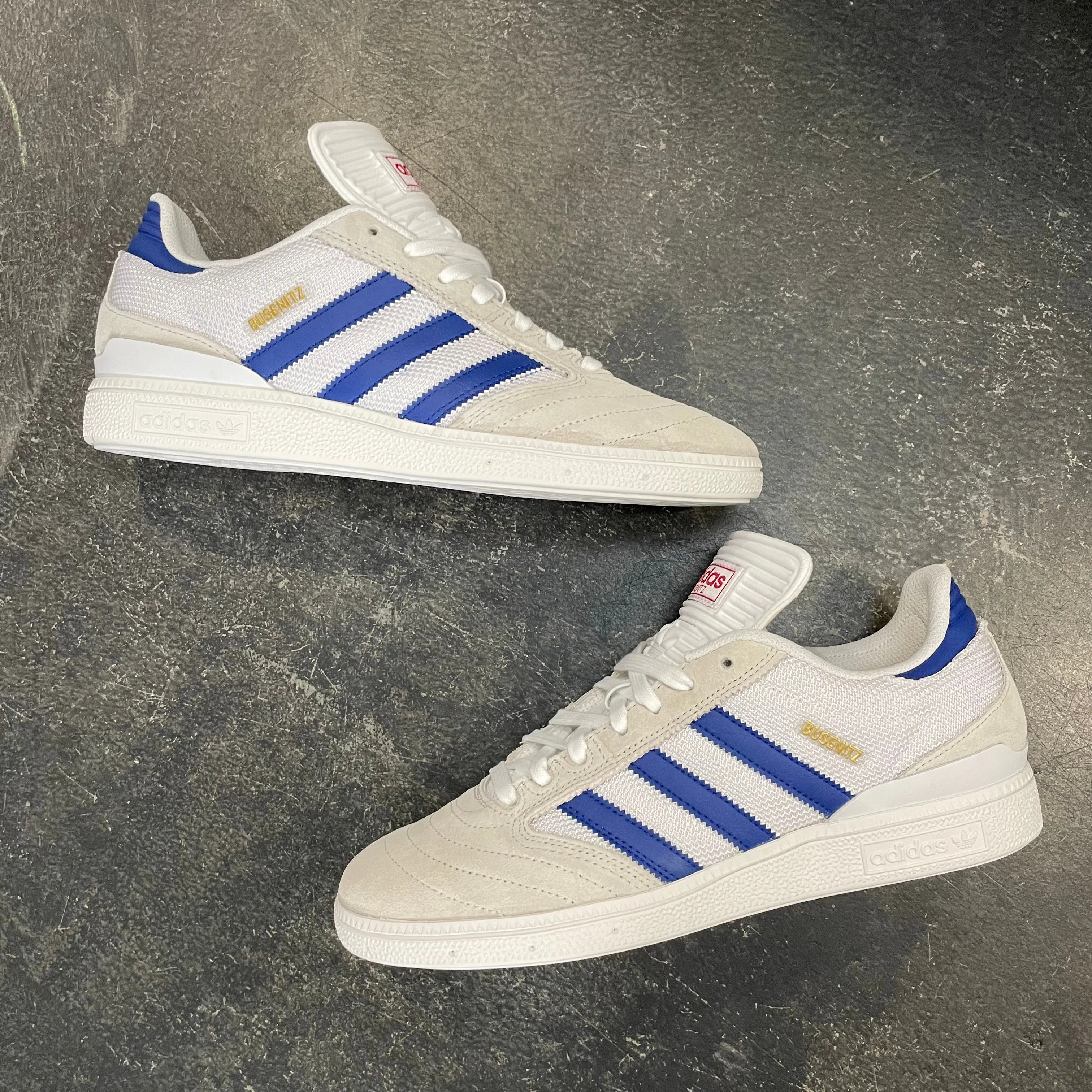 Adidas Busenitz Crystal White/Blue