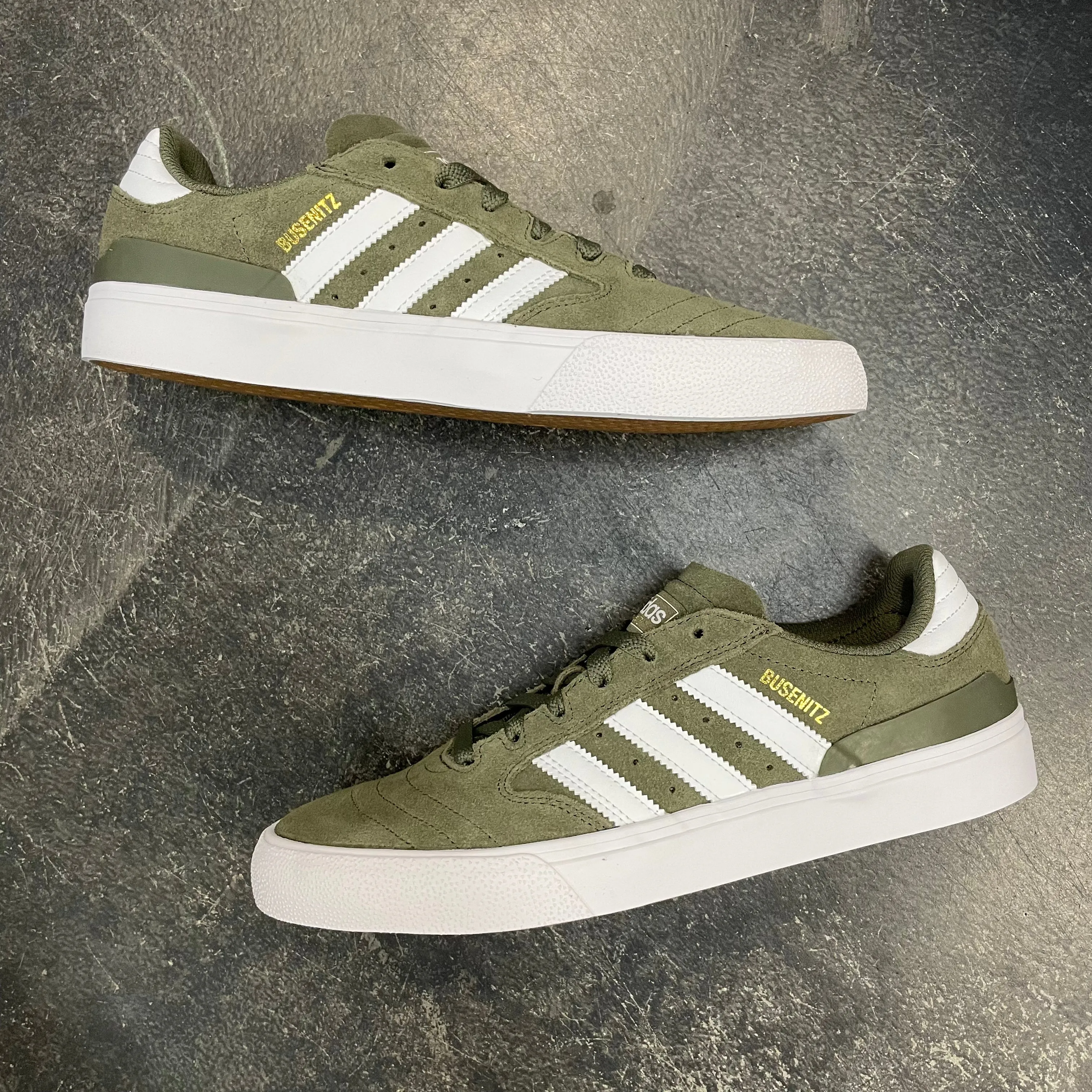 Adidas Busenitz Vulc II Olive/White