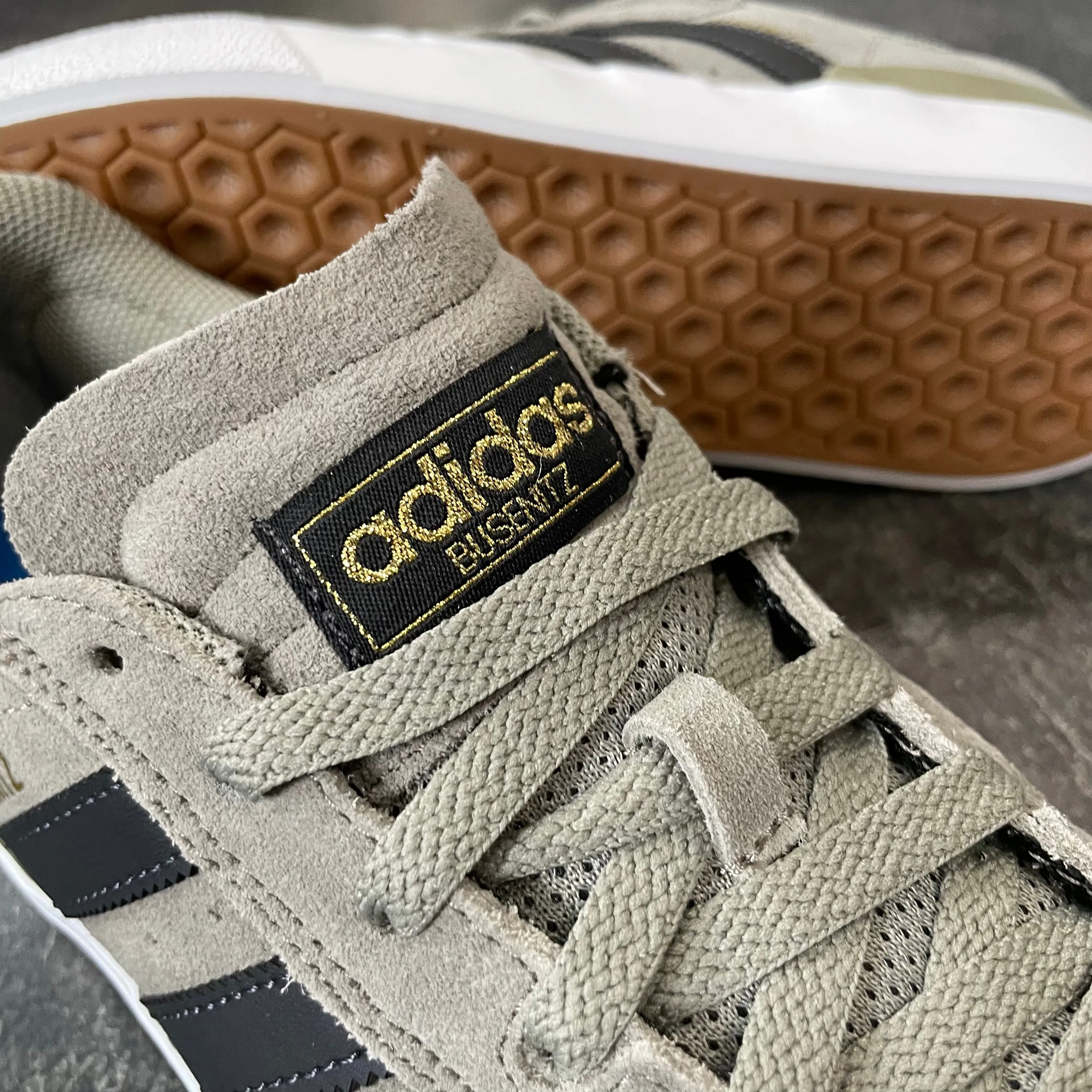 Adidas Busenitz Vulc II Silver Pebble/Carbon