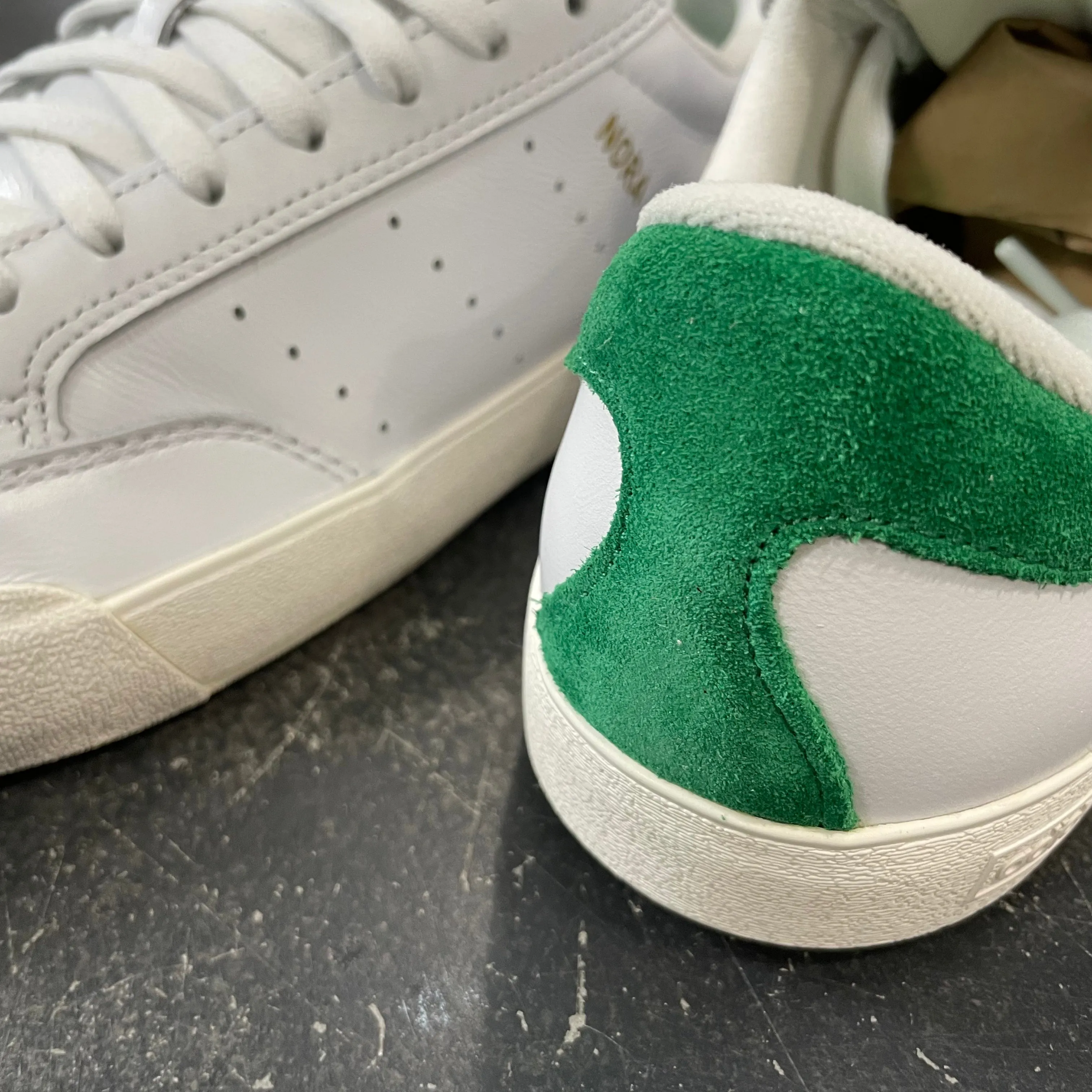 Adidas Nora White/White/Green SALE