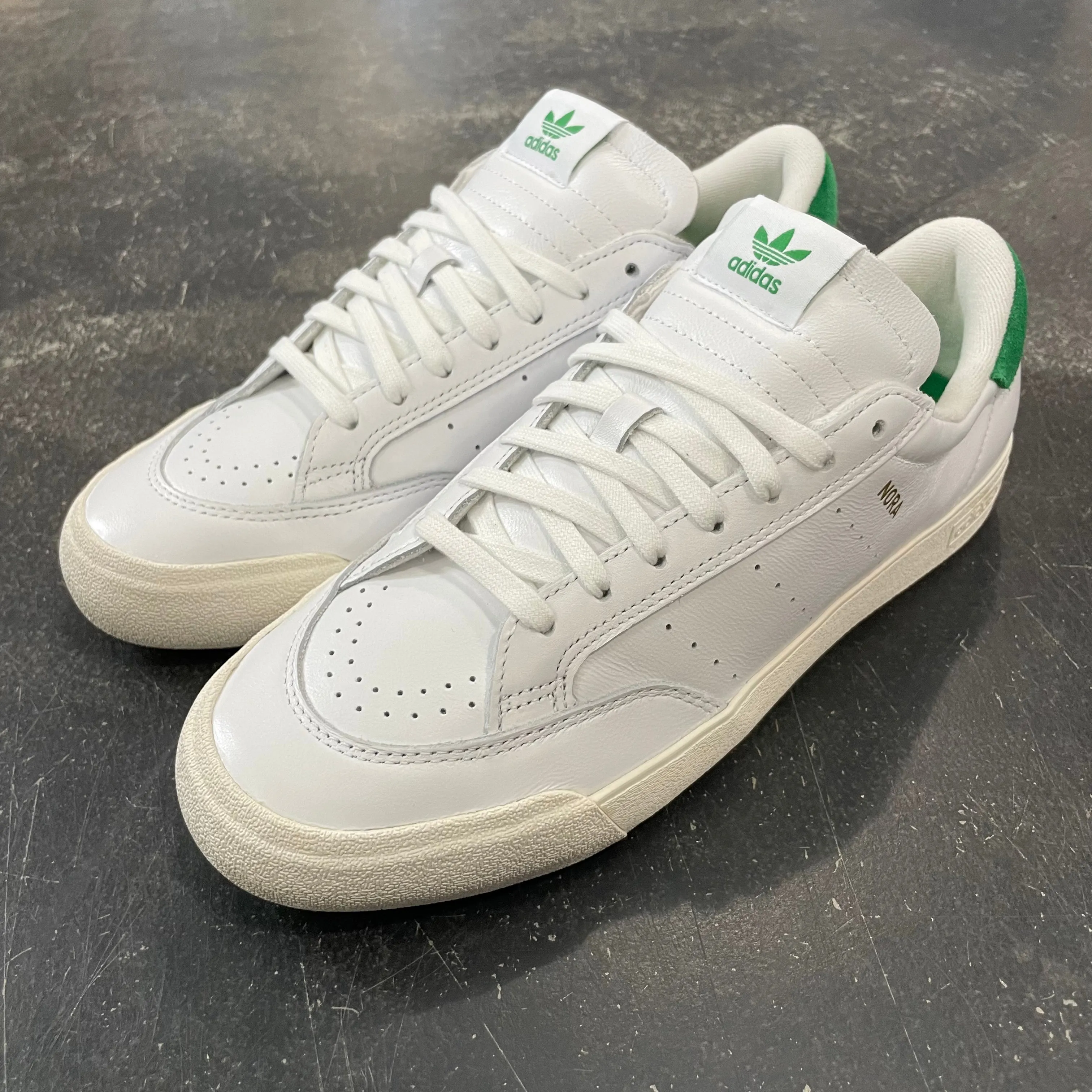 Adidas Nora White/White/Green SALE