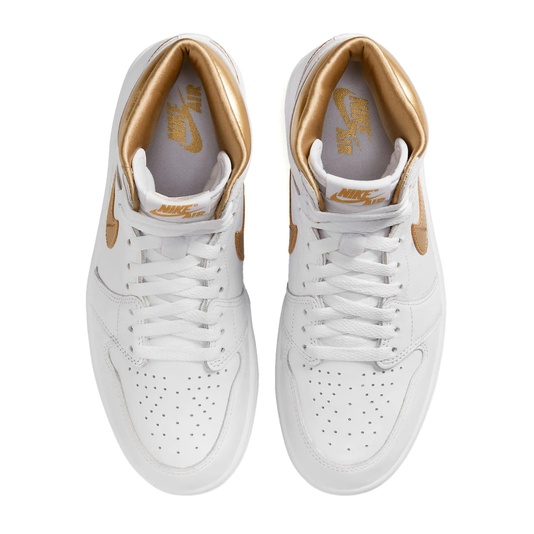 AIR JORDAN 1 RETROエア ジョーダン 1 レトロ HIGH OG WMNS "White and Gold"【FD2596-107】
