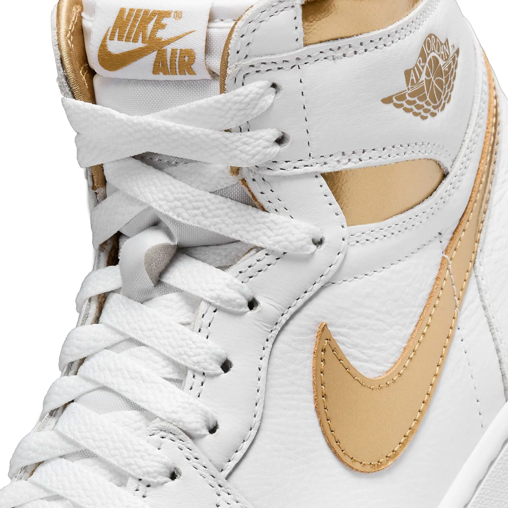 AIR JORDAN 1 RETROエア ジョーダン 1 レトロ HIGH OG WMNS "White and Gold"【FD2596-107】