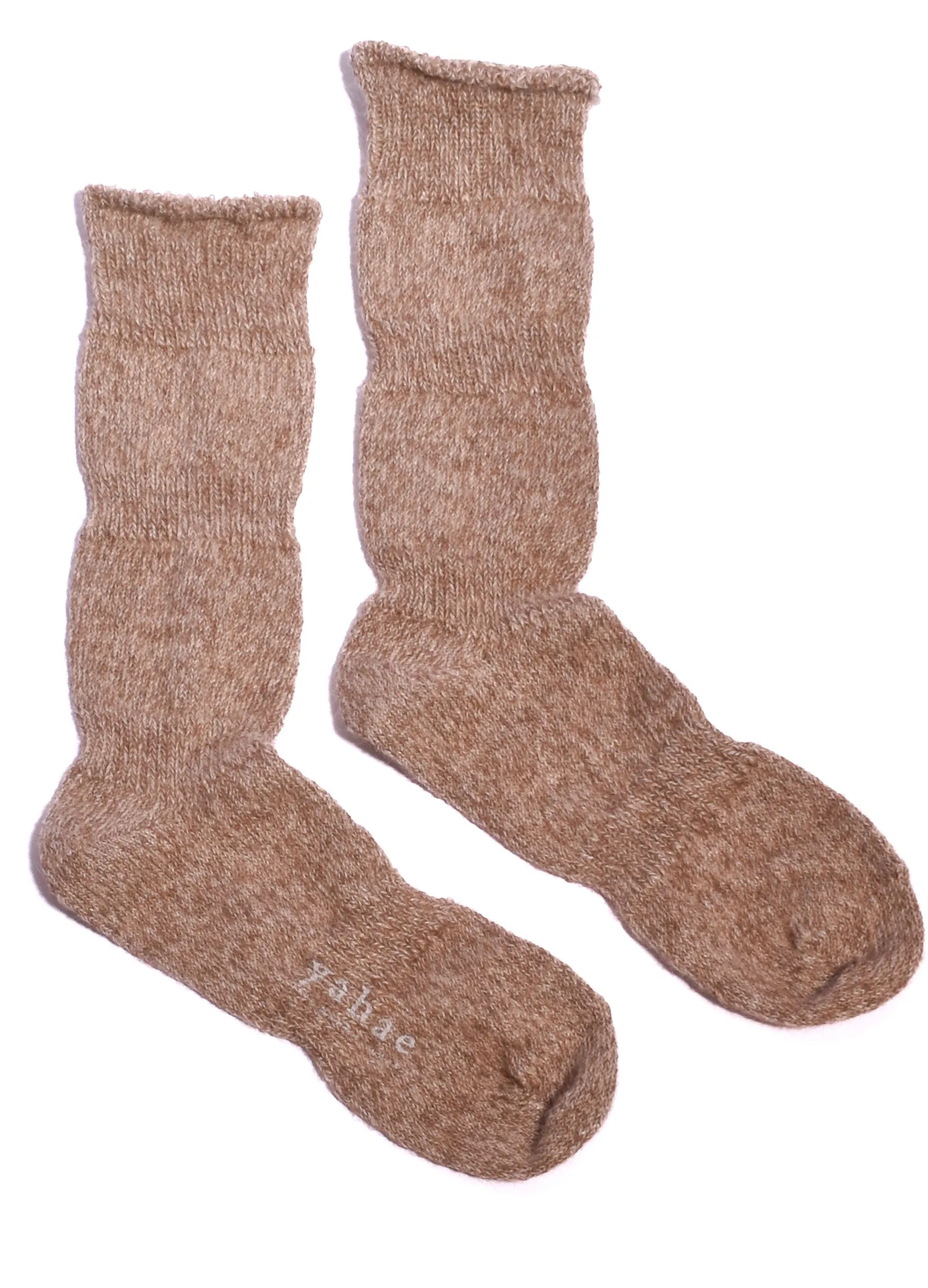 Crew Socks • Alpaca Linen Heathered Knit