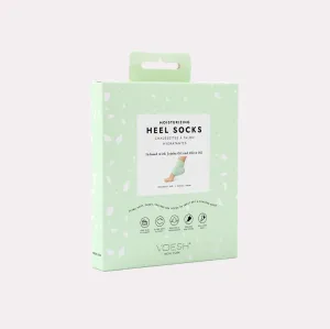 Green Moisturizing Heel Socks