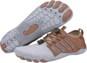 Hike Barefoot Shoes for Womens Mens Footwear, Pro Barefoot Shoes with Wide Toe Box Healthy & Non-Slip, Breathable Trail Running Shoes, Beach Pool Swim Surf Hiking Walking Shoes