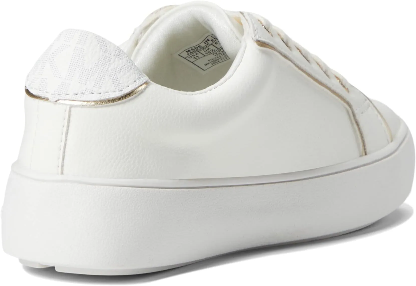 Jordana Poppy MICHAEL Michael Kors White Smooth Sneakers