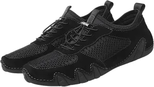 Men's Casual Sneakers Lightweight Comfortable Walking Shoes Adjustable Laces Versatile for Daily Wear Travel