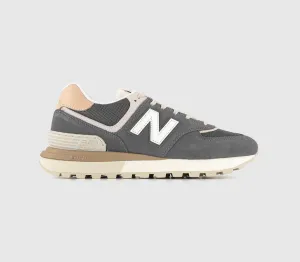 Mens New Balance 574LG Trainers Apollo Grey
