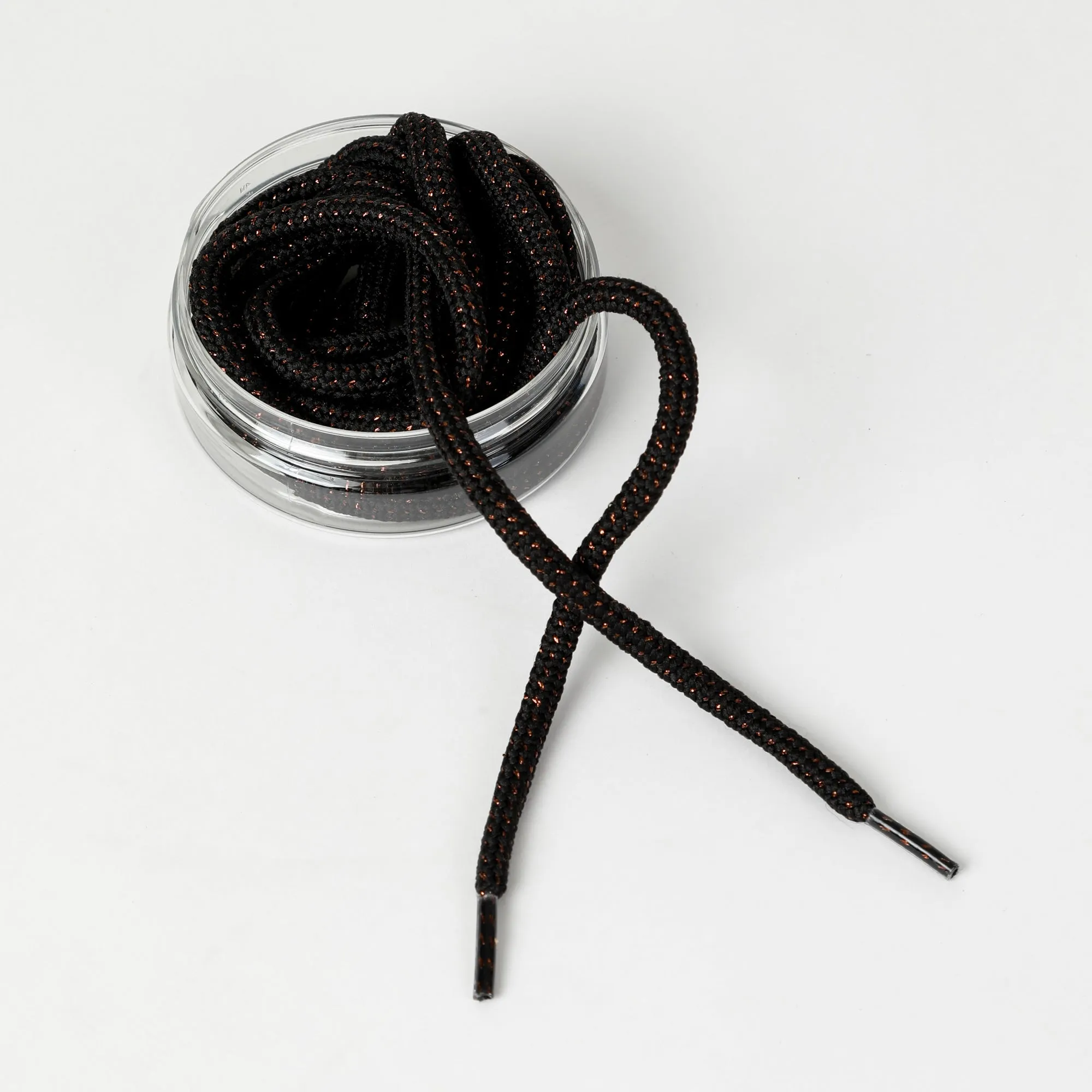 NESTEL round lace - black/brown