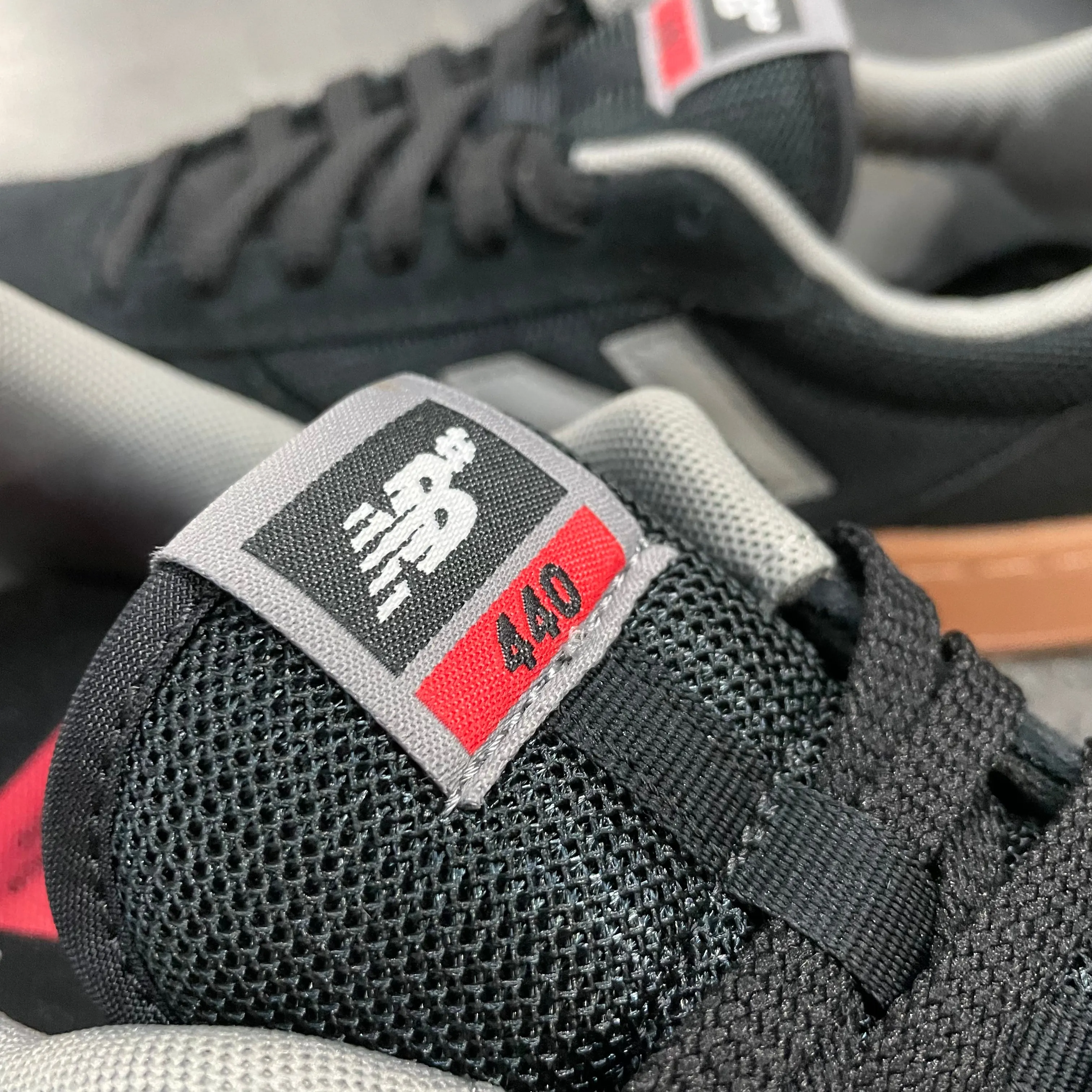 New Balance Numeric 440 Black/Grey/Gum