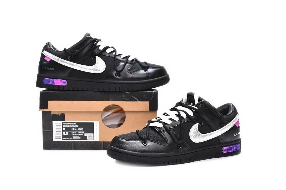 NIKE X OFF WHITE - DUNK SB " LOT 50 "