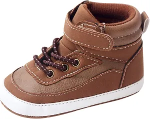 Spring and Summer Children Infant Toddler Shoes Boys and Girls Sports Shoes Flat Bottom High Top Comfortable Solid Color Casual Style Boys Dress Boots