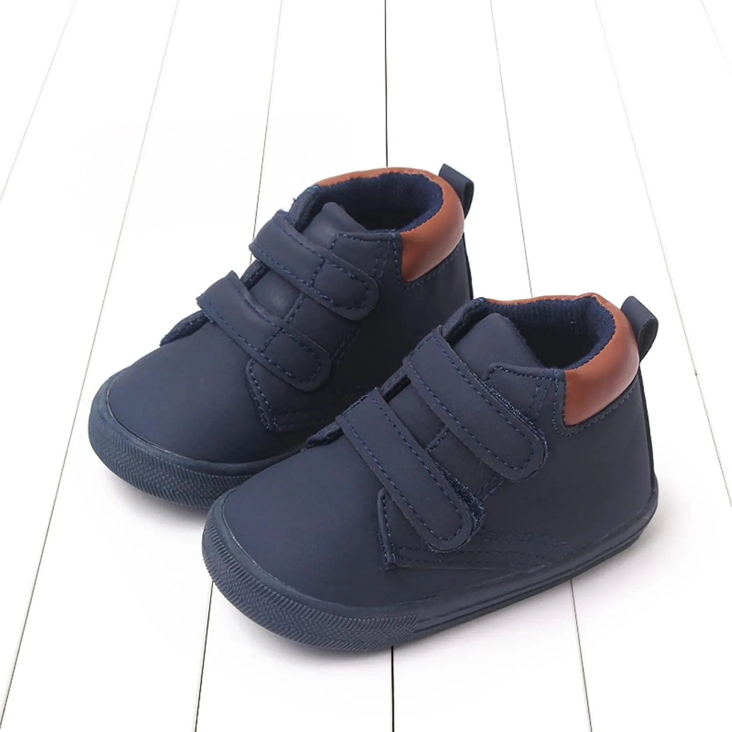 Summer Children Infant Toddler Shoes Boys and Girls Sports Shoes Flat Bottom Non Slip Round Toe High Top Solid Color Hook Loop Infant Water Socks