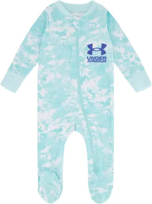 Under Armour Baby Boys' Coverall Footie, Zip-up Closure, Logo & Printed Designs